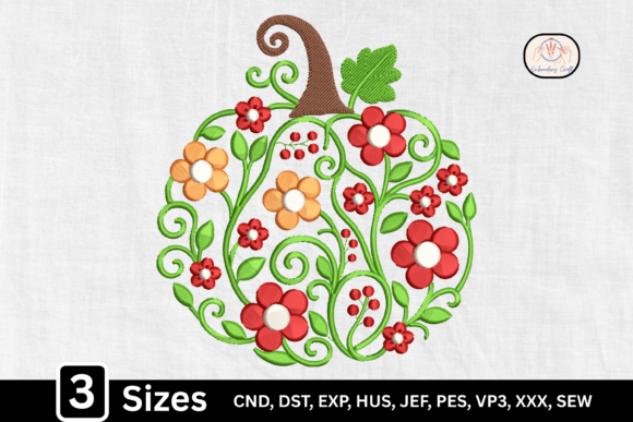 Cute Fall Floral Pumpkin: A Designer's Review for Holiday Sales