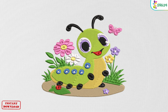 Cute Spring Garden Caterpillar: A Pro Review for Business Merch