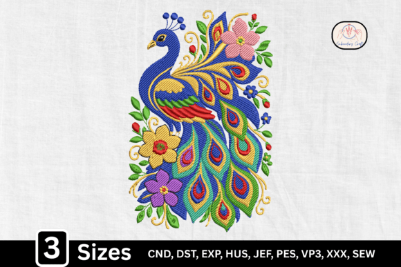 Review: Floral Bird Folk Art Peacock Design