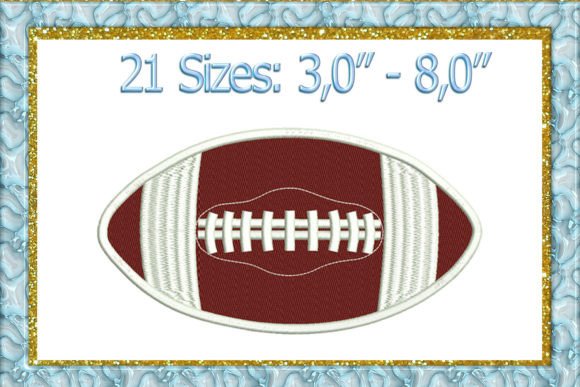 Review: Football Embroidery Design for Etsy Shops