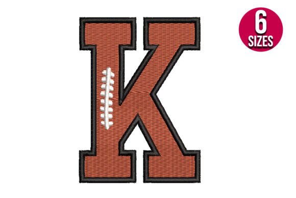 Review: Football Font Letter K for Craft Fairs
