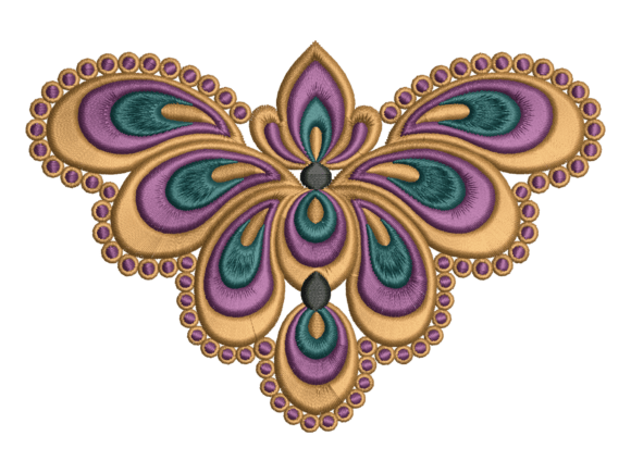 Review: Ornamental Damask Butterfly Embroidery Design