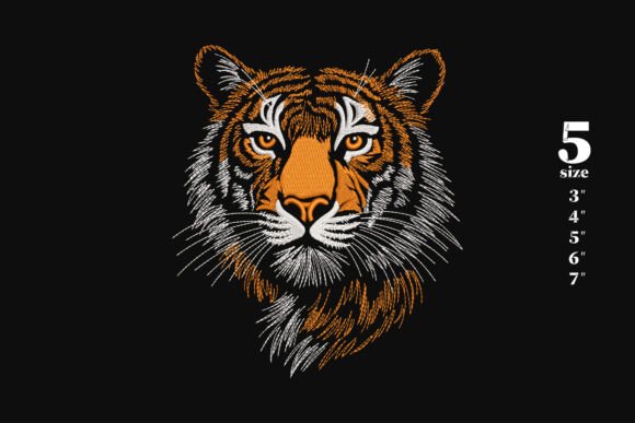 Tiger Face Embroidery: A Seller's Review for Etsy Shops
